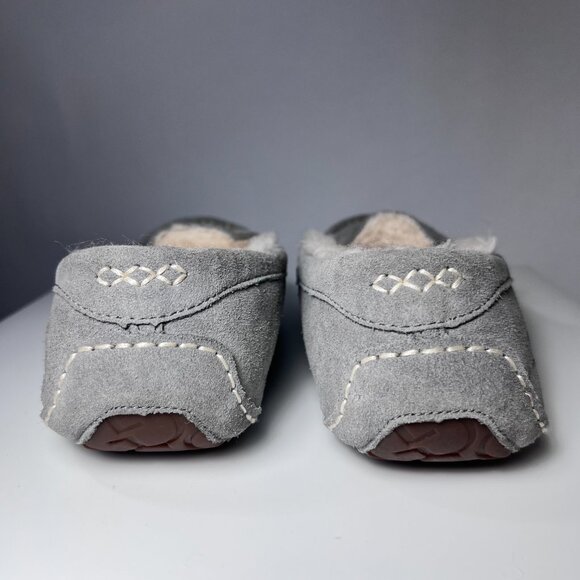 UGG Women Ansley Sheepskin Slipper Light Gray 10 - Picture 3 of 10